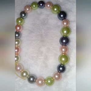 Elegant Multicolor Pearl Bracelet